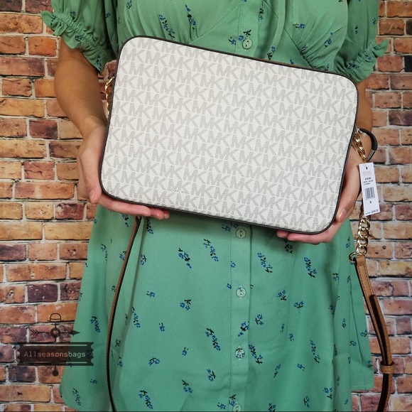 🔽Michael Kors Jet set item large crossbody acorn - Picture 7 of 8